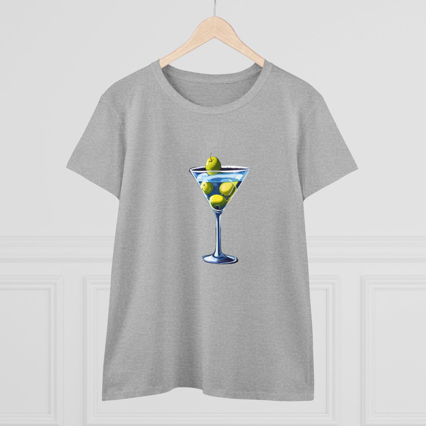 Martini T-Shirt, Women's Martini Cotton Tee