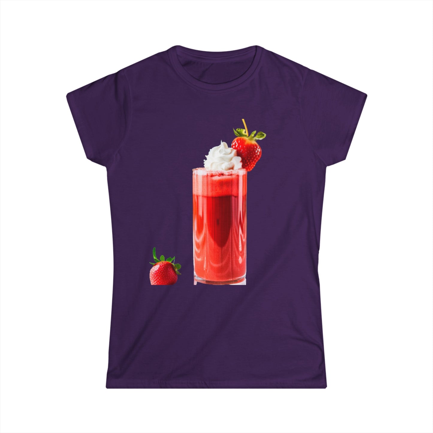 Strawberry Daiquiri Tee, Cocktail Apparel, Drink tee