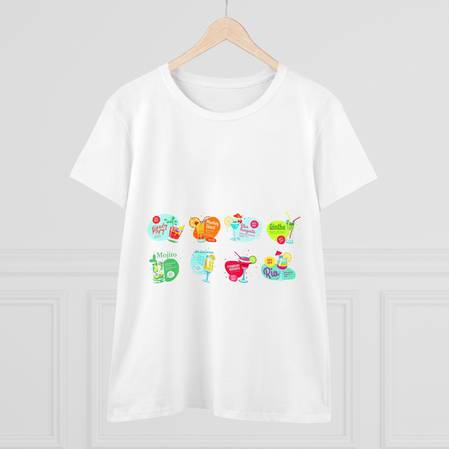 Cocktail Tee, bar shirt, margarita tee, drink themed