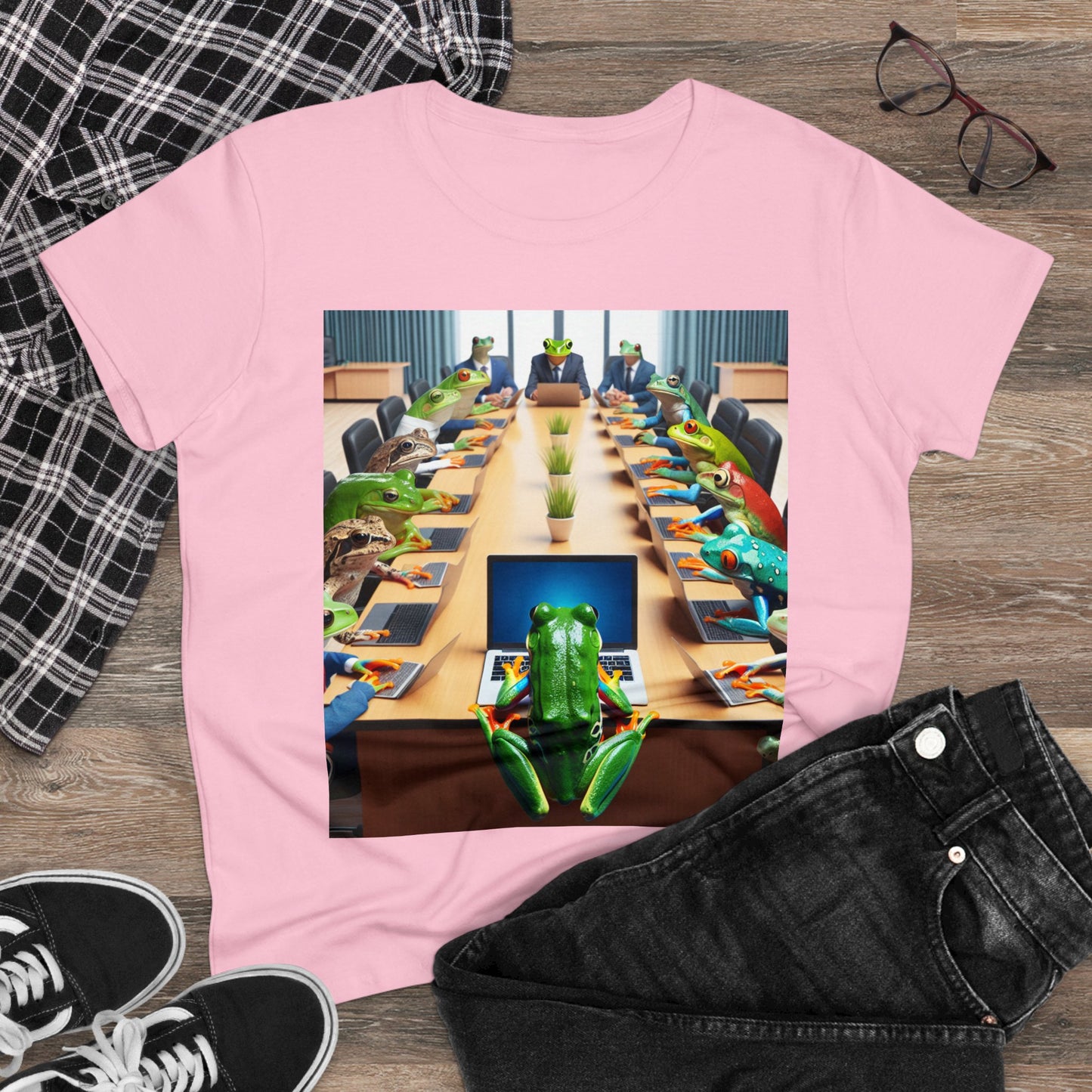 Boardroom Frogs T-shirt, frog shirt, funny tee, funny work shirt