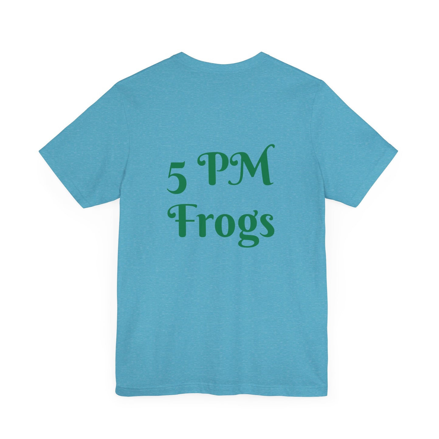 5 PM Frogs Short Sleeve Tee, Frog tee, Frog theme