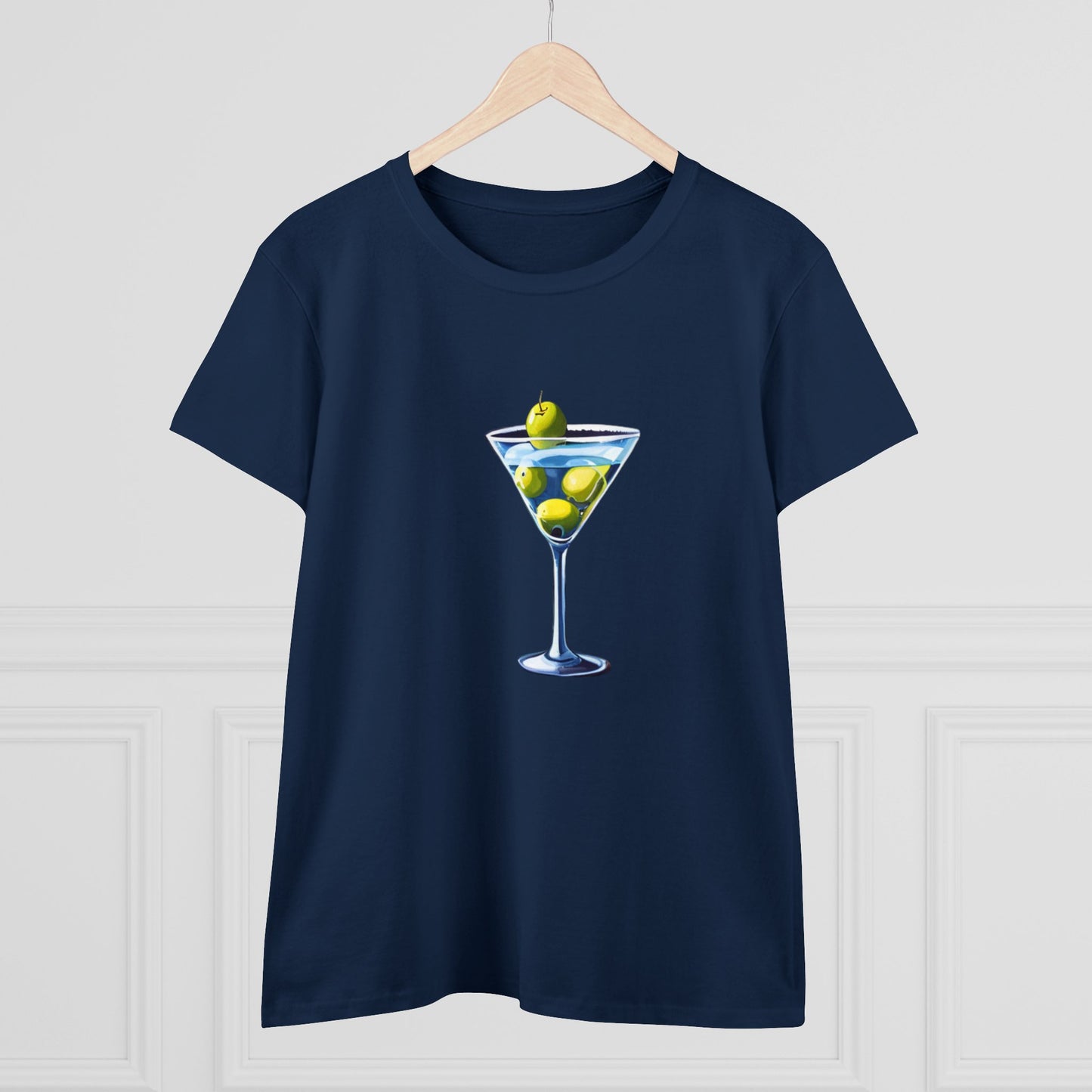 Martini T-Shirt, Women's Martini Cotton Tee