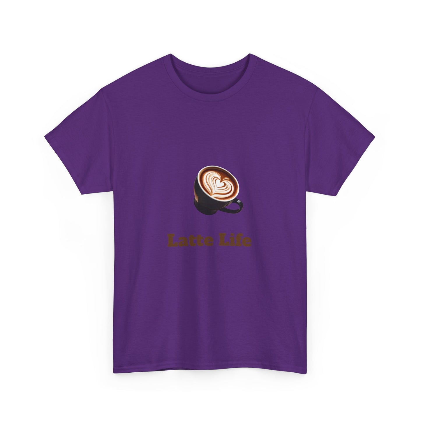 Latte Life tee, Coffee Shirt, Latte Top