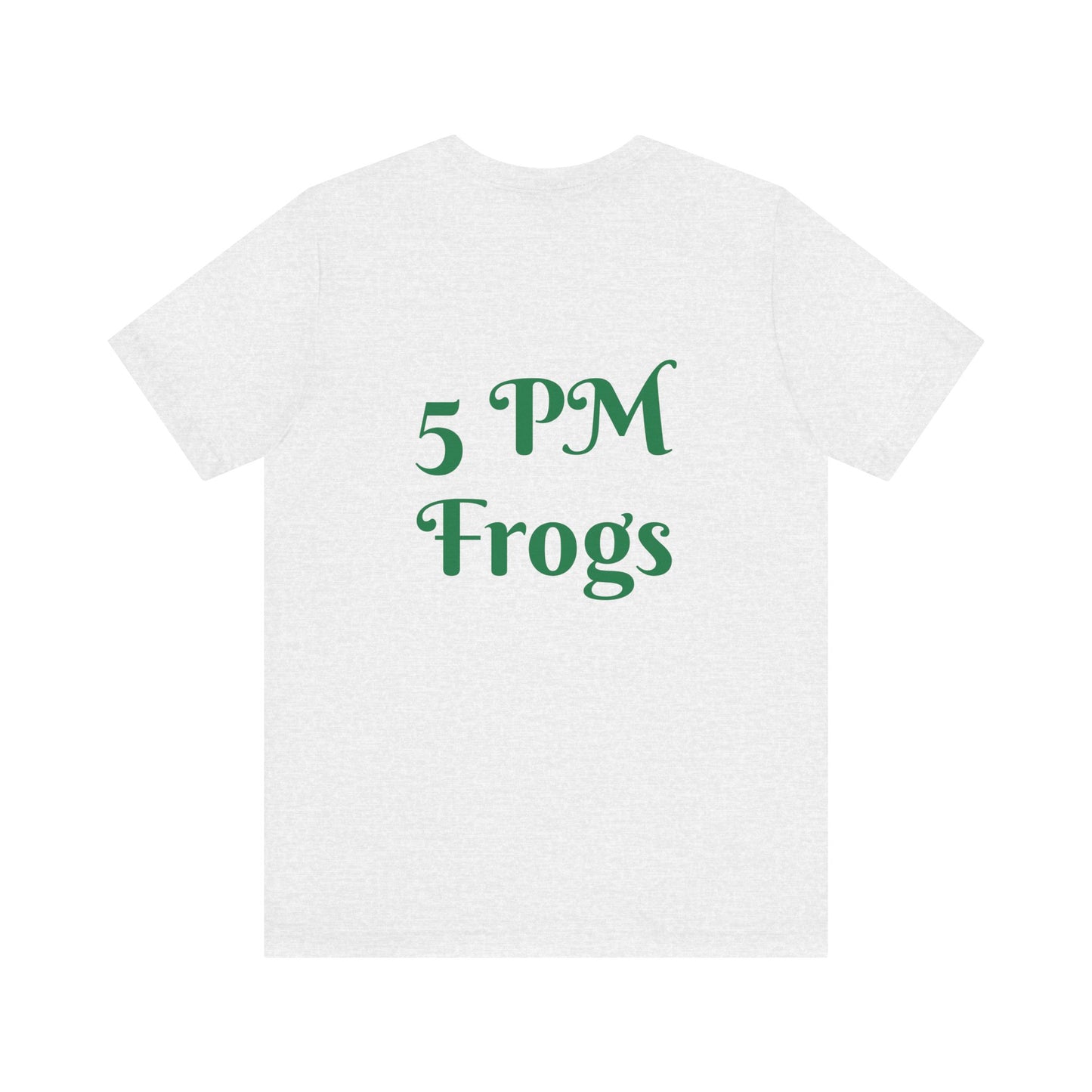 5 PM Frogs Short Sleeve Tee, Frog tee, Frog theme