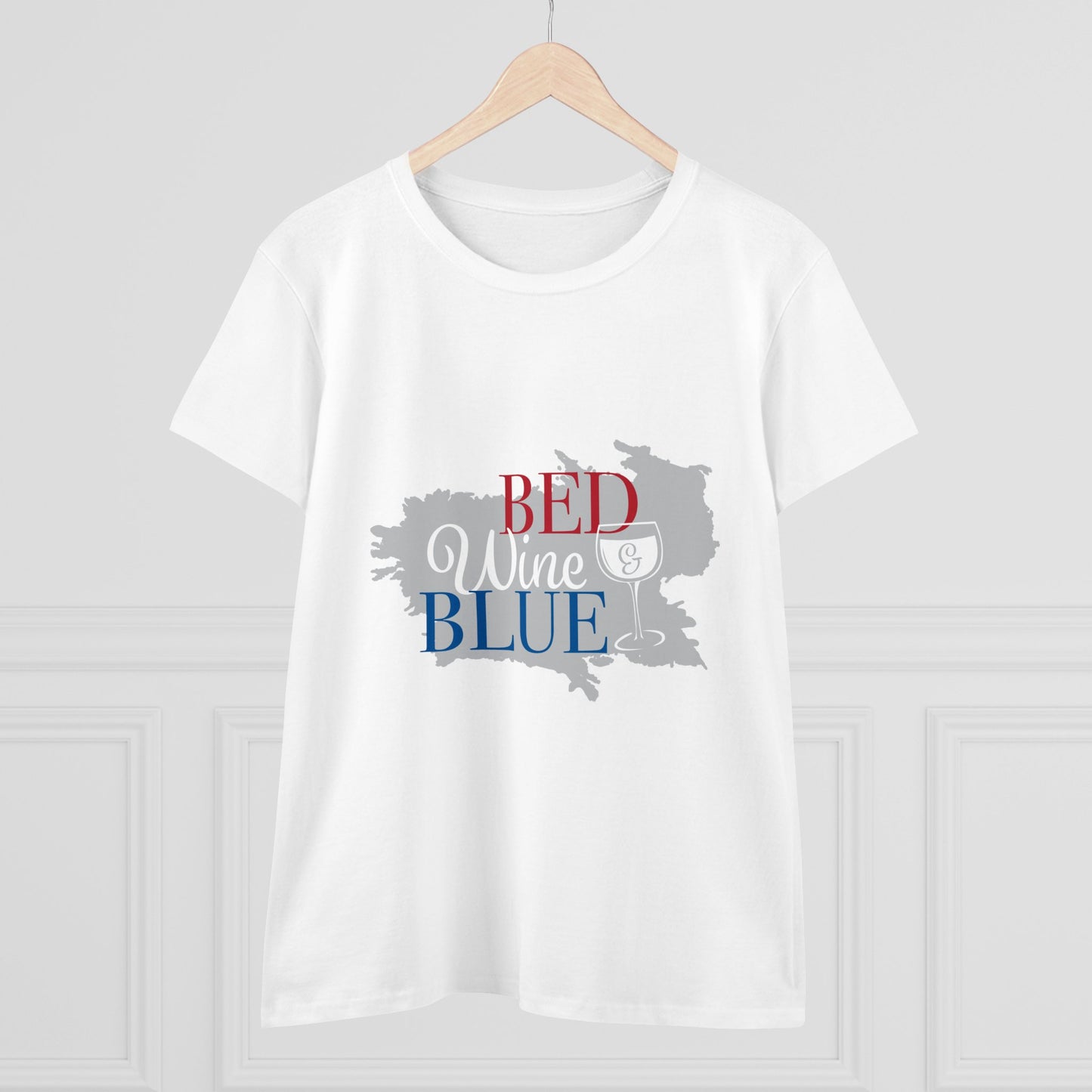 Wine Tee | Red, Wine & Blue