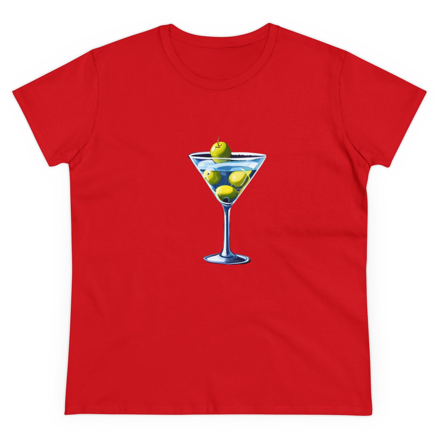 Martini T-Shirt, Women's Martini Cotton Tee