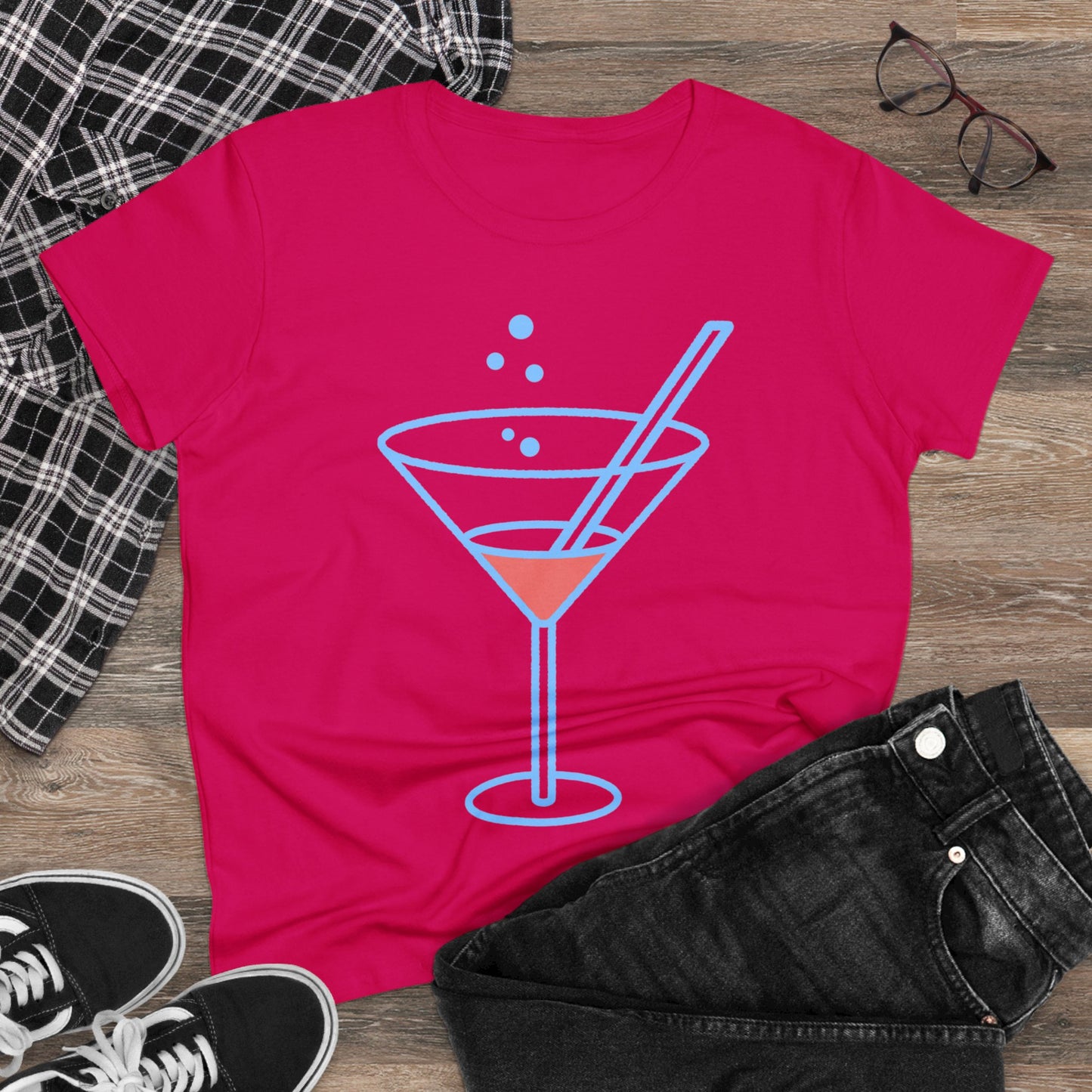 cocktail time Tee, Martini shirt, Drink Apparel