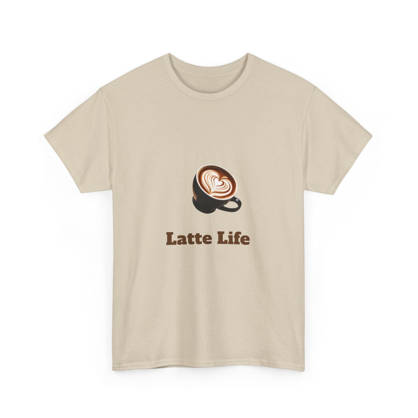 Latte Life tee, Coffee Shirt, Latte Top