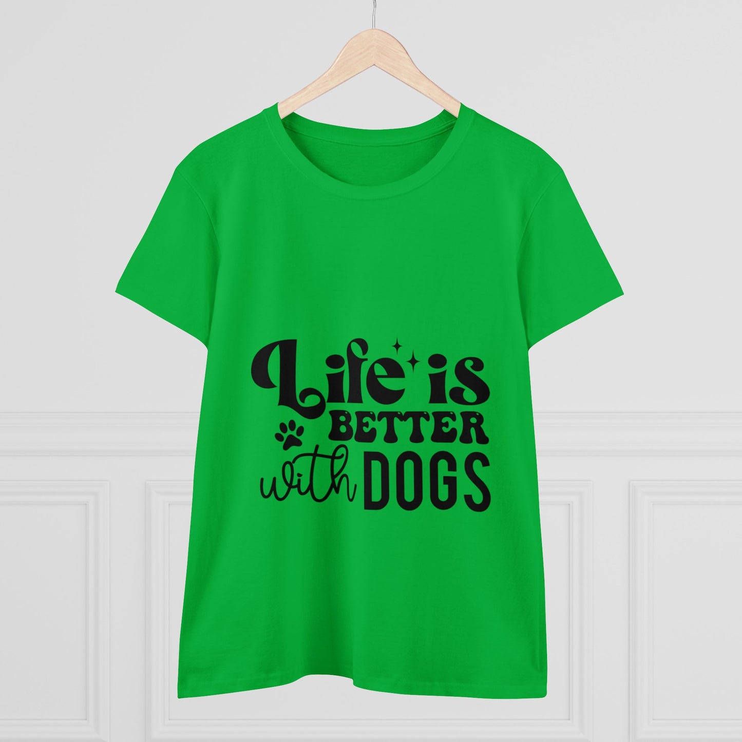 Dog tee | Life is better with Dogs | t-shirt for dog lovers