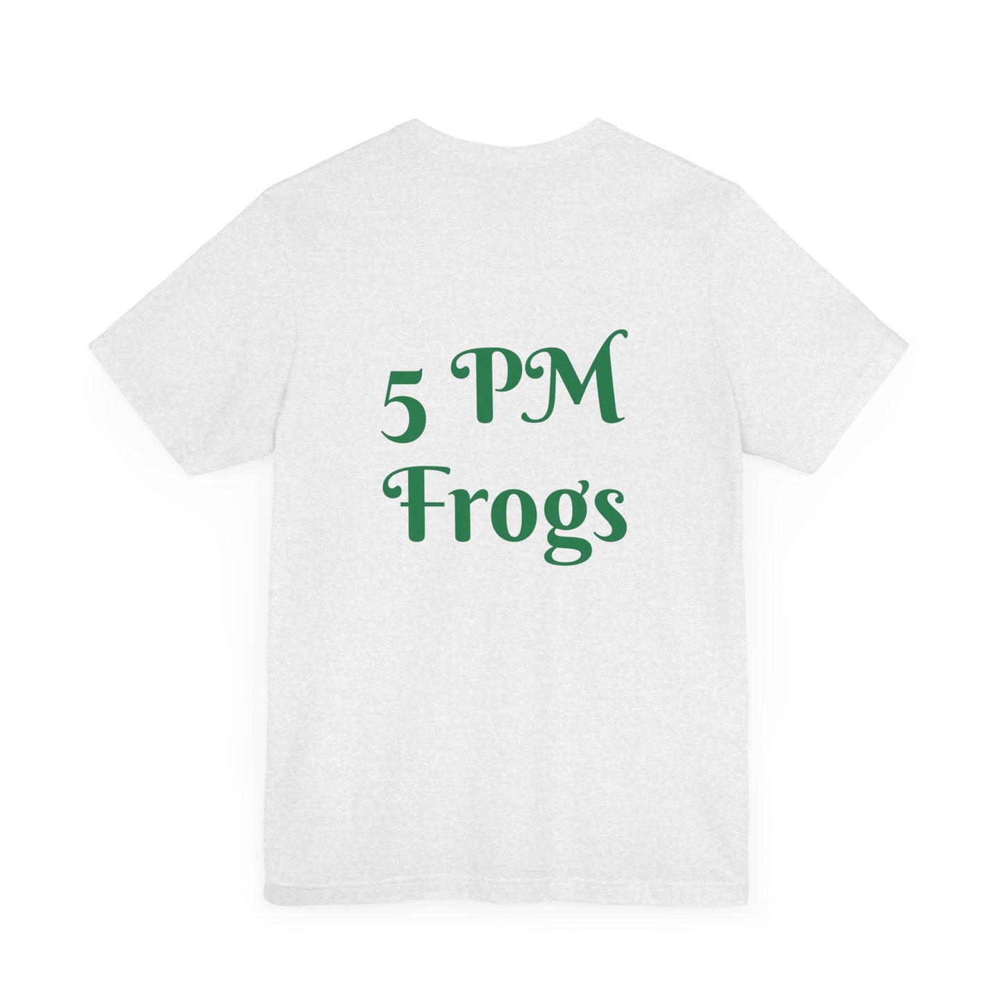5 PM Frogs Short Sleeve Tee, Frog tee, Frog theme