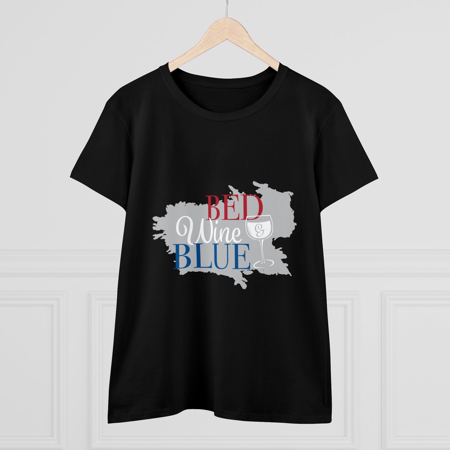 Wine Tee | Red, Wine & Blue