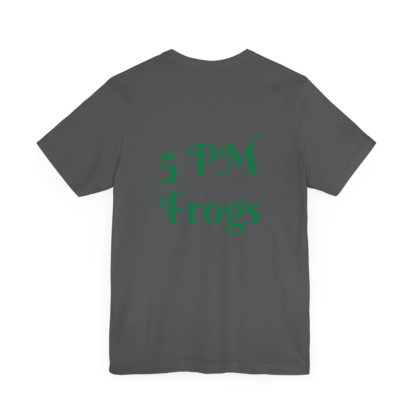 5 PM Frogs Short Sleeve Tee, Frog tee, Frog theme
