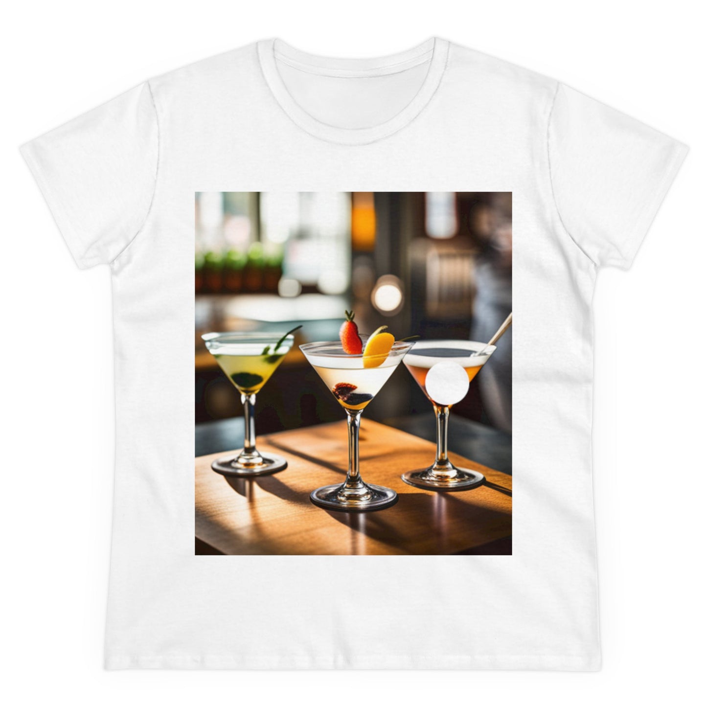 Martini Flight T-Shirt, Cocktail Lover Tee, Happy Hour Top, Alcohol Graphic Shirt, Summer Party Apparel