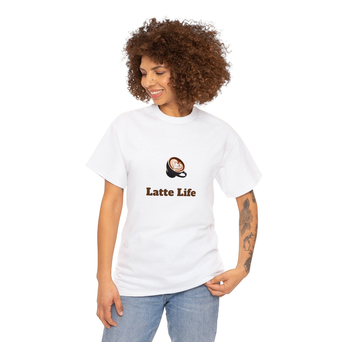 Latte Life tee, Coffee t-shirt