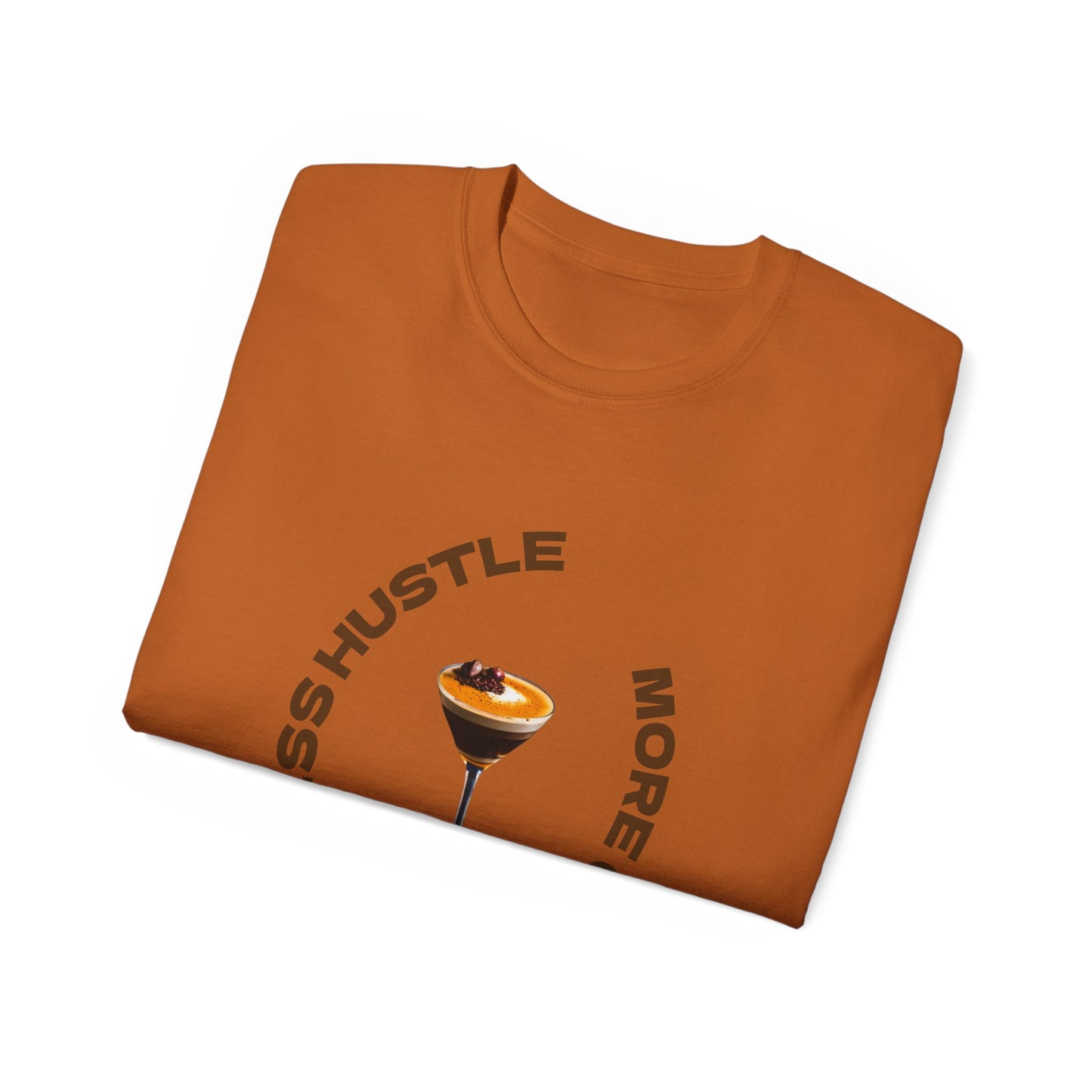 Coffee Lovers Unisex Tee - Less Hustle More Coffee Shirt, Casual Wear, Gift for Baristas, Coffee Addicts, Funny T-Shirt, Everyday Style