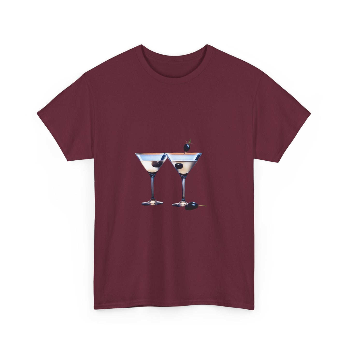 Martini Time top, Unisex Heavy Cotton Tee, Martini lover gifts
