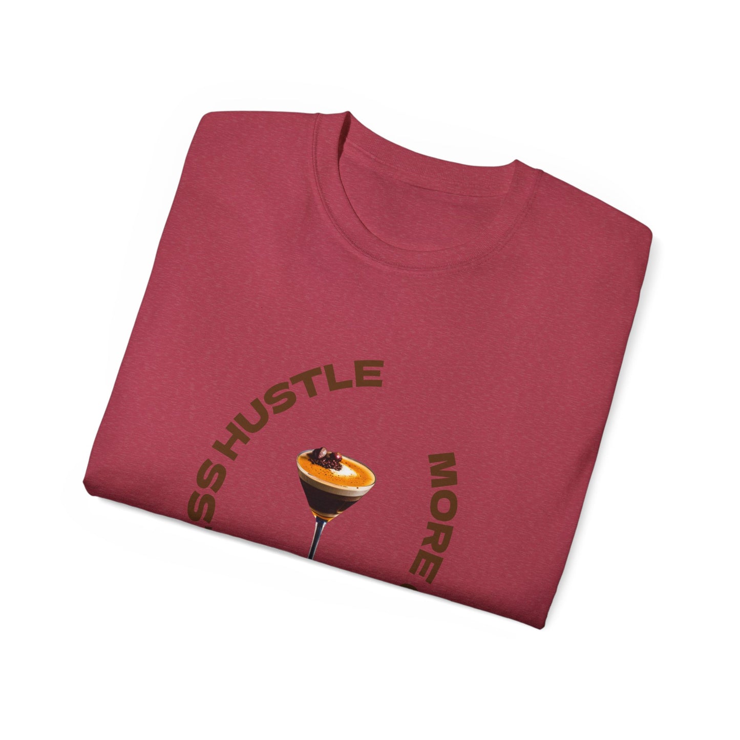 Coffee Lovers Unisex Tee - Less Hustle More Coffee Shirt, Casual Wear, Gift for Baristas, Coffee Addicts, Funny T-Shirt, Everyday Style