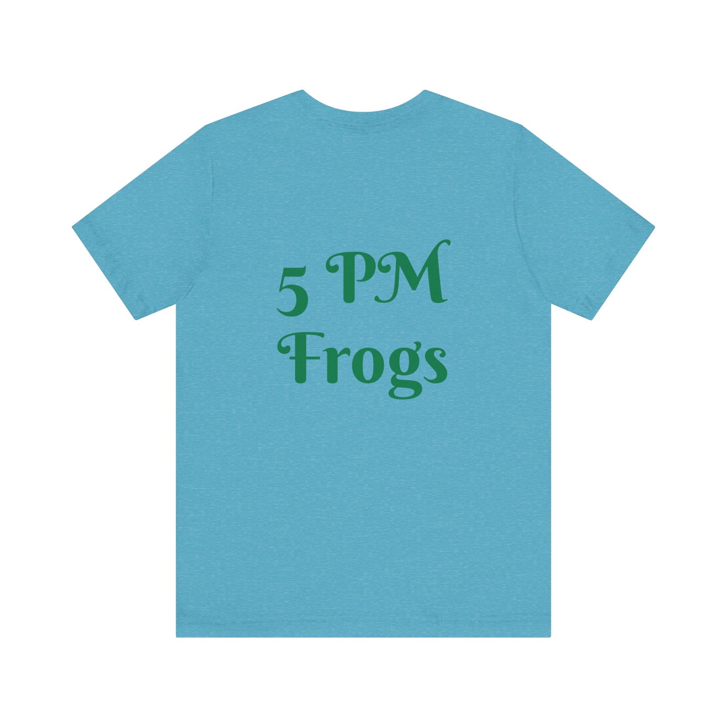 5 PM Frogs Short Sleeve Tee, Frog tee, Frog theme