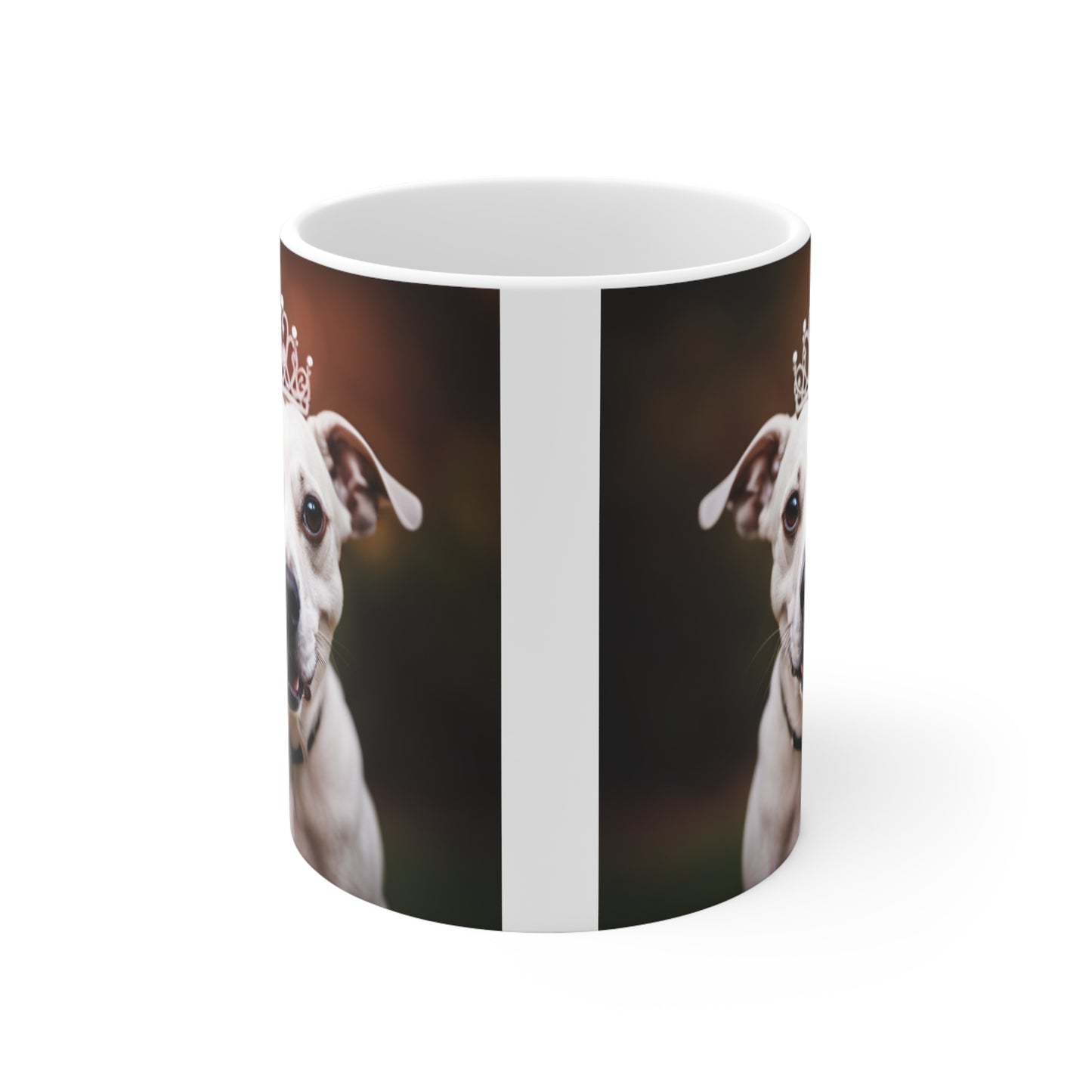 Ceramic Dog Crown Mug 11oz