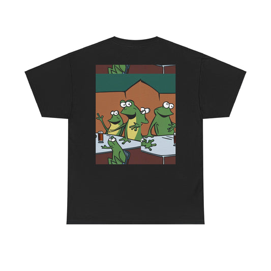 5 PM Frogs Table Talk Cotton Tee