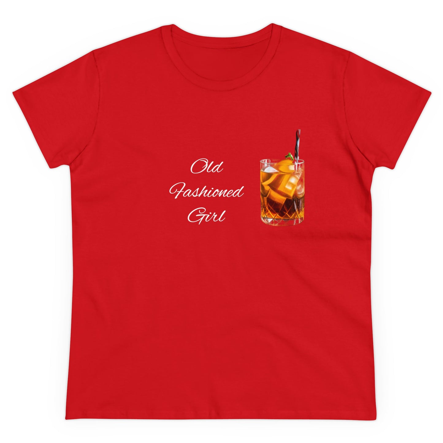 Old Fashioned Cocktail Cotton Tee | Cocktail Tshirt