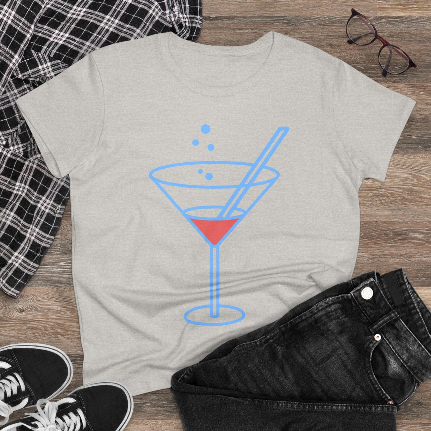 Women's cocktail time Cotton Tee