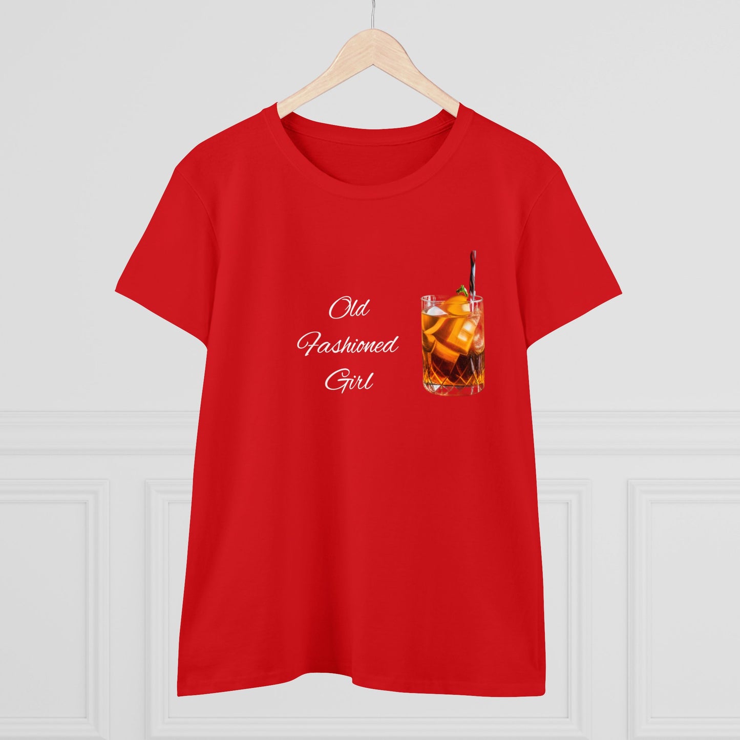 Old Fashioned Cocktail Cotton Tee | Cocktail Tshirt