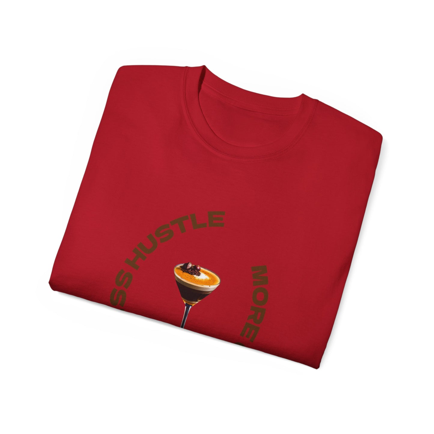 Coffee Lovers Unisex Tee - Less Hustle More Coffee Shirt, Casual Wear, Gift for Baristas, Coffee Addicts, Funny T-Shirt, Everyday Style
