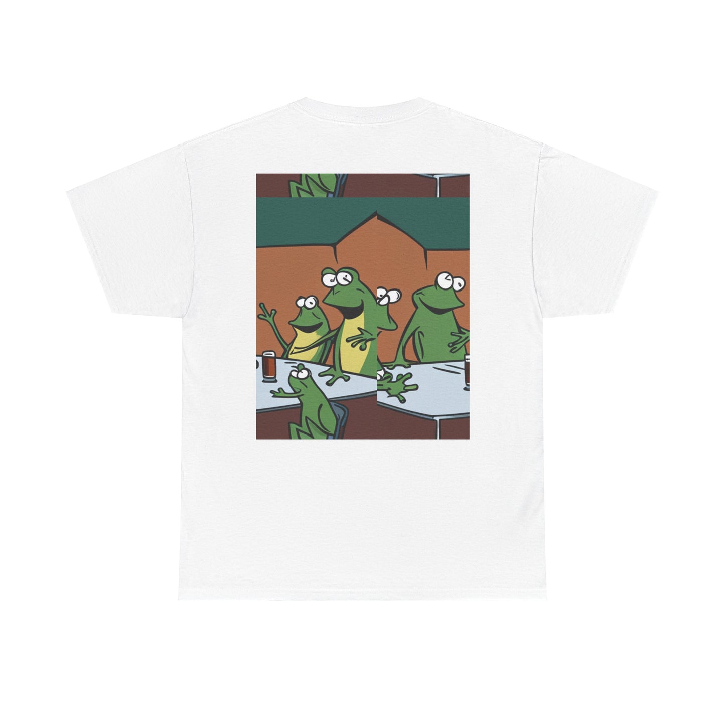 5 PM Frogs Table Talk Cotton Tee