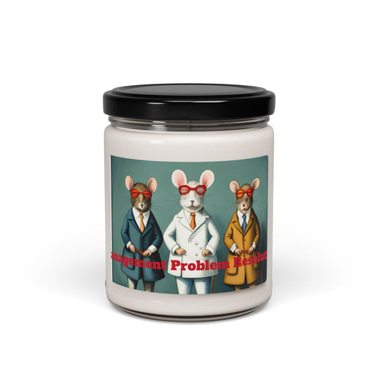 Blind Mice Management | Soy Candle, 9oz | Funny Candle