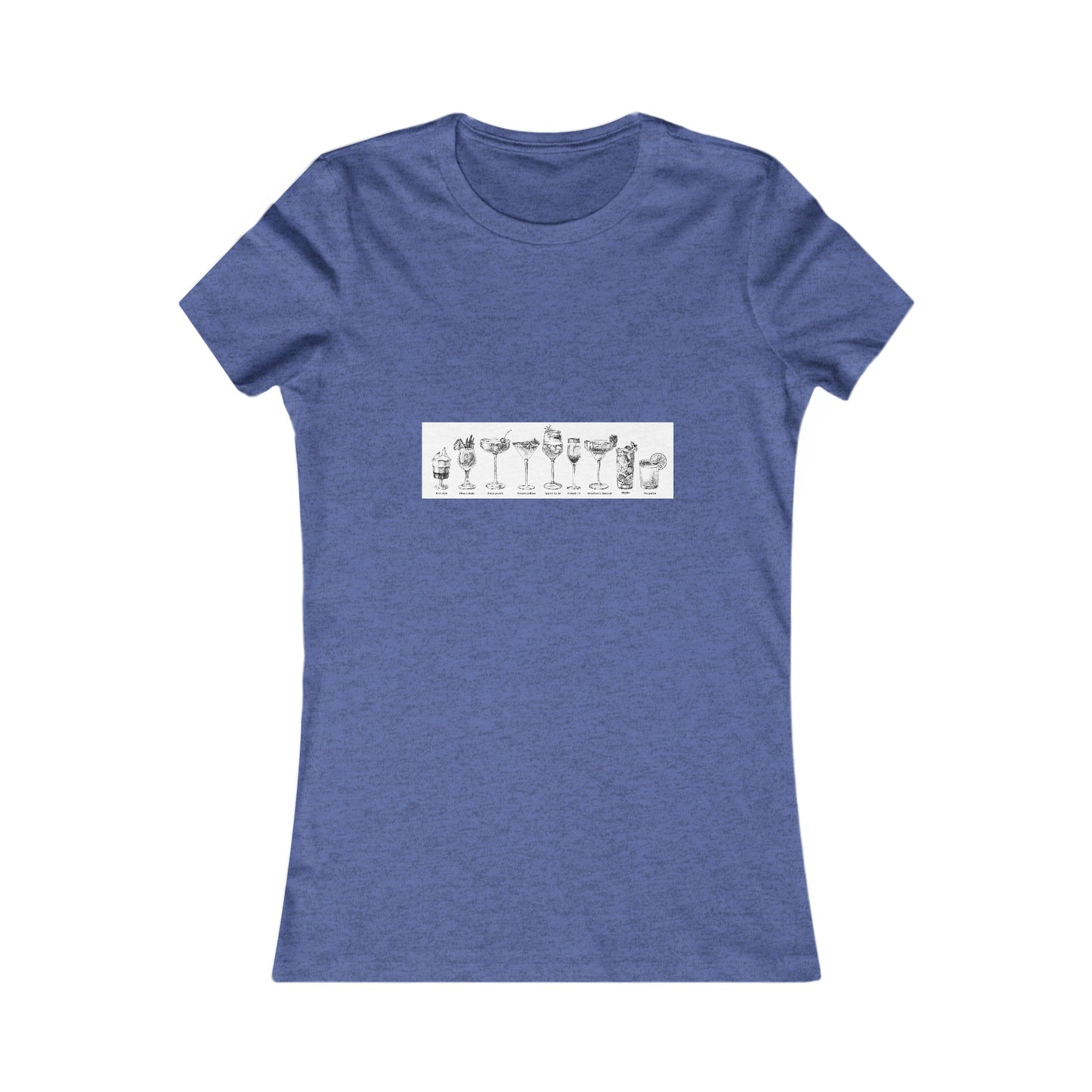 Women's Cocktail List T-shirt