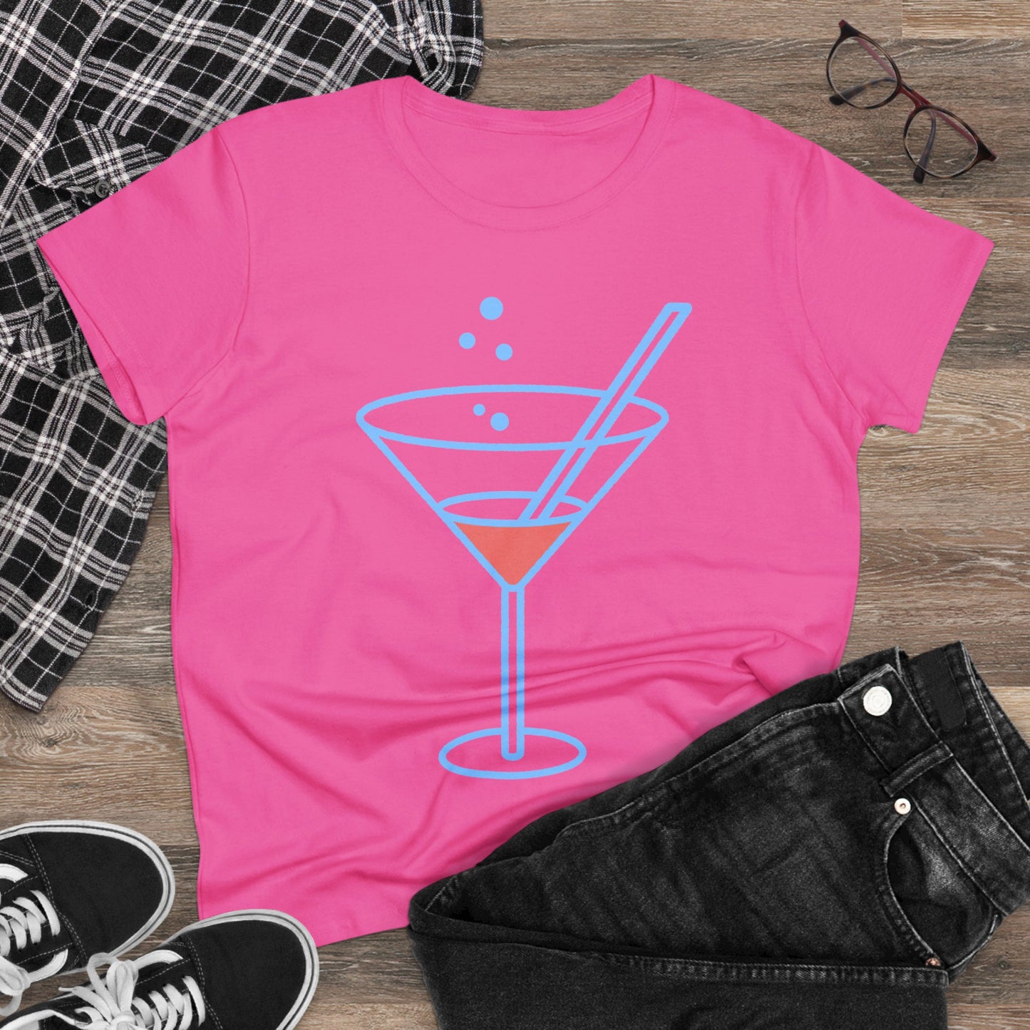 Women's cocktail time Cotton Tee