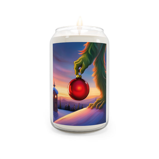 Vanilla Bean Grinchy candle