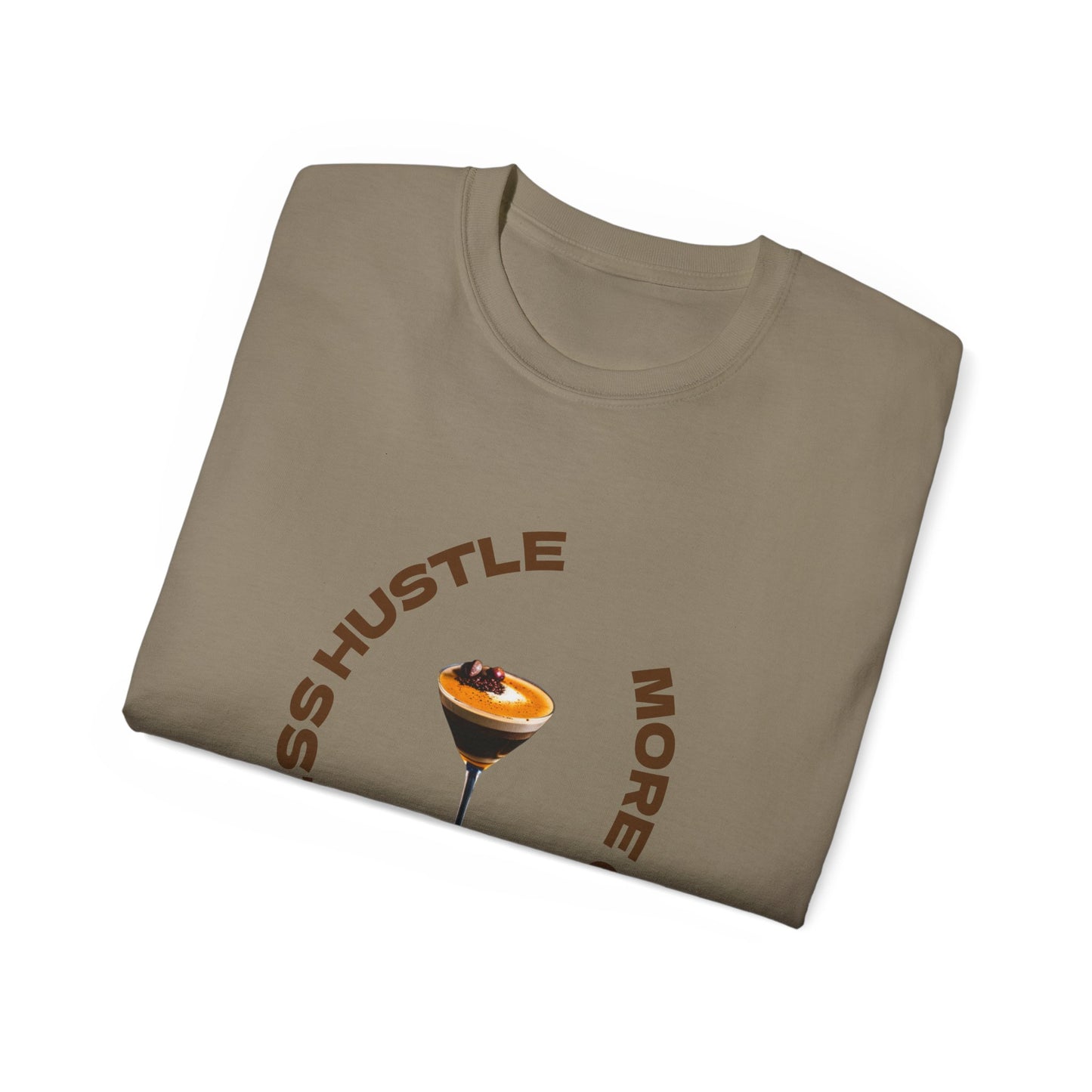 Coffee Lovers Unisex Tee - Less Hustle More Coffee Shirt, Casual Wear, Gift for Baristas, Coffee Addicts, Funny T-Shirt, Everyday Style