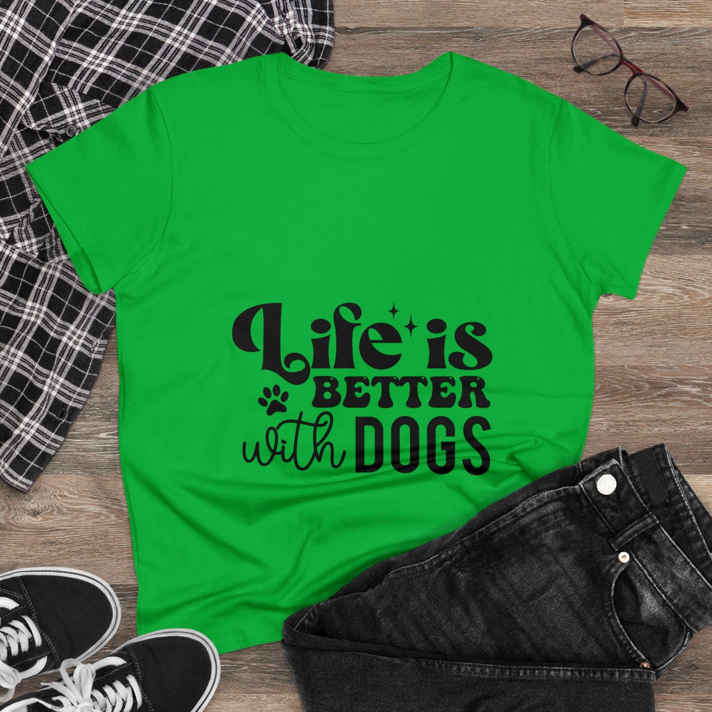 Life is better with Dogs t-shirt