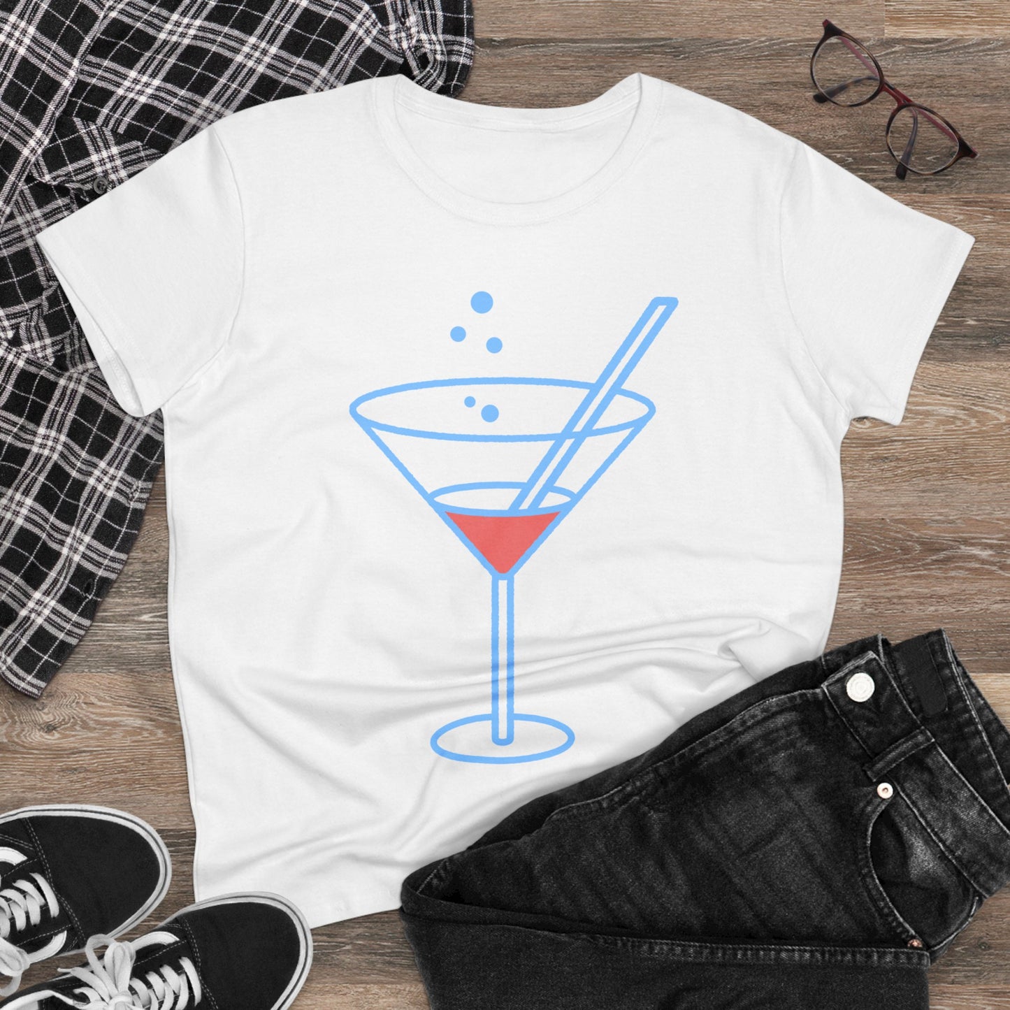 Women's cocktail time Cotton Tee