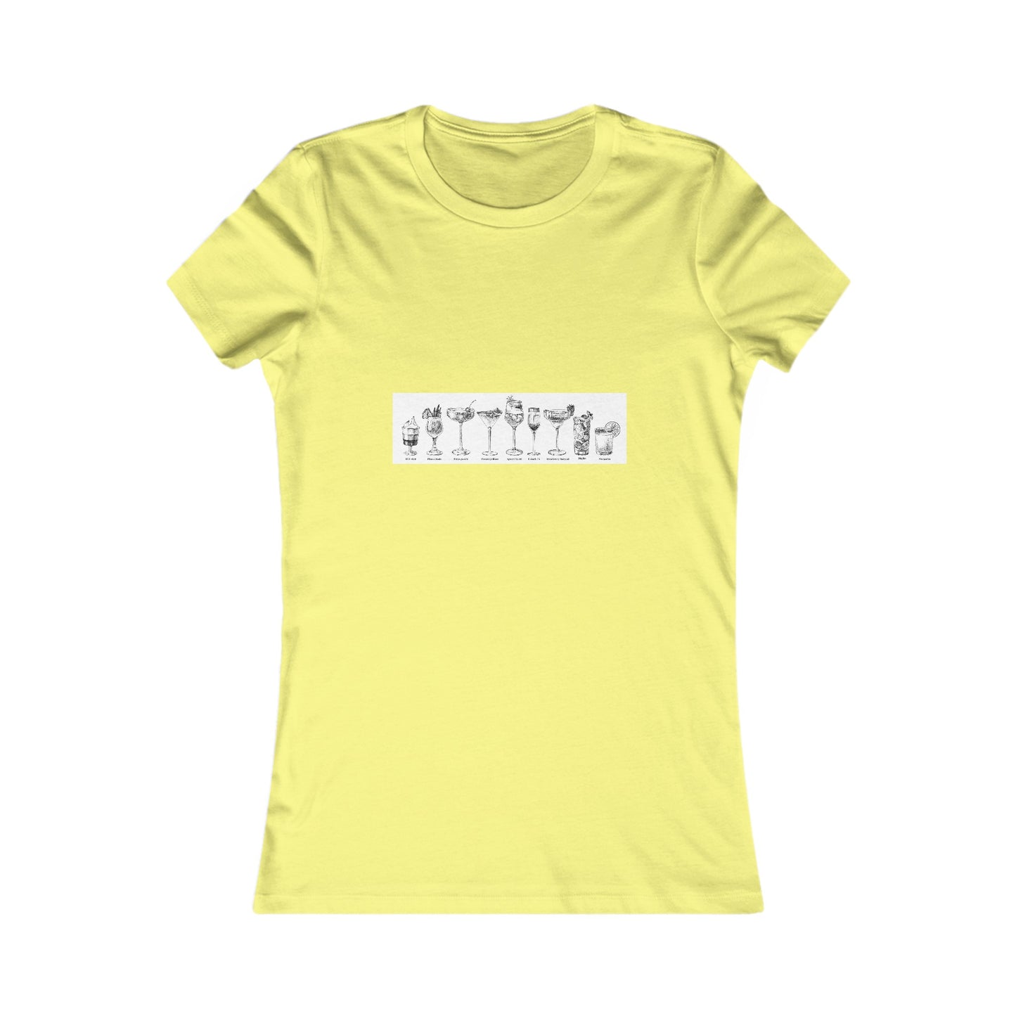 Women's Cocktail List T-shirt