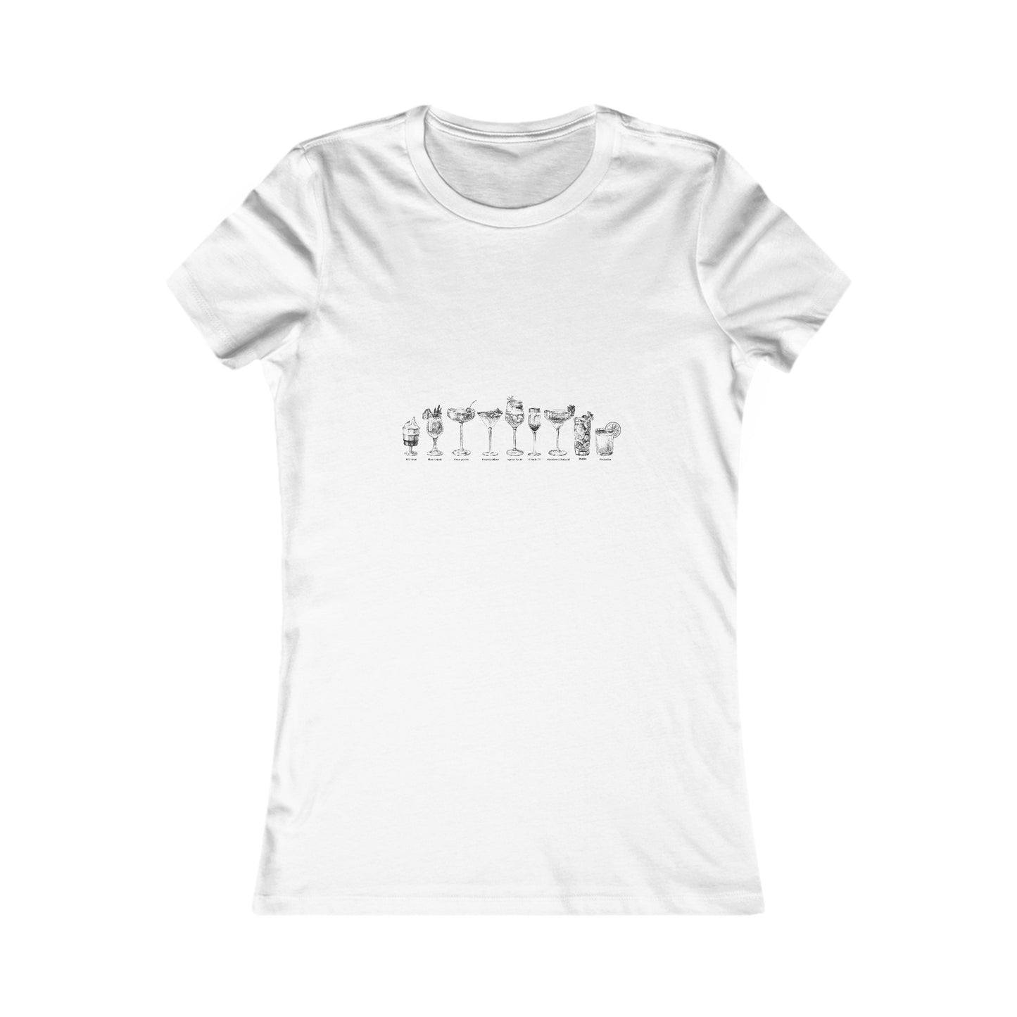 Women's Cocktail List T-shirt