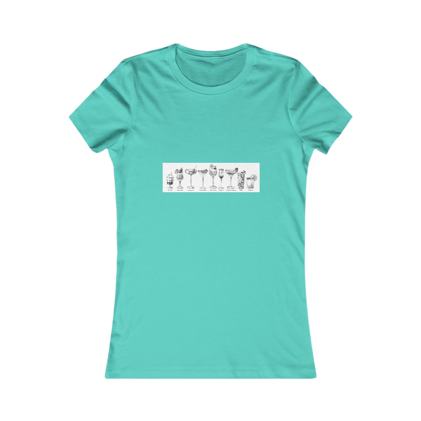 Women's Cocktail List T-shirt