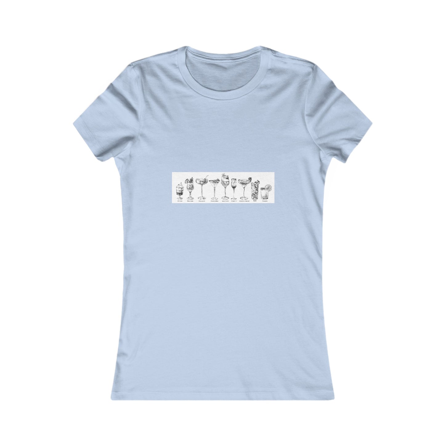 Women's Cocktail List T-shirt