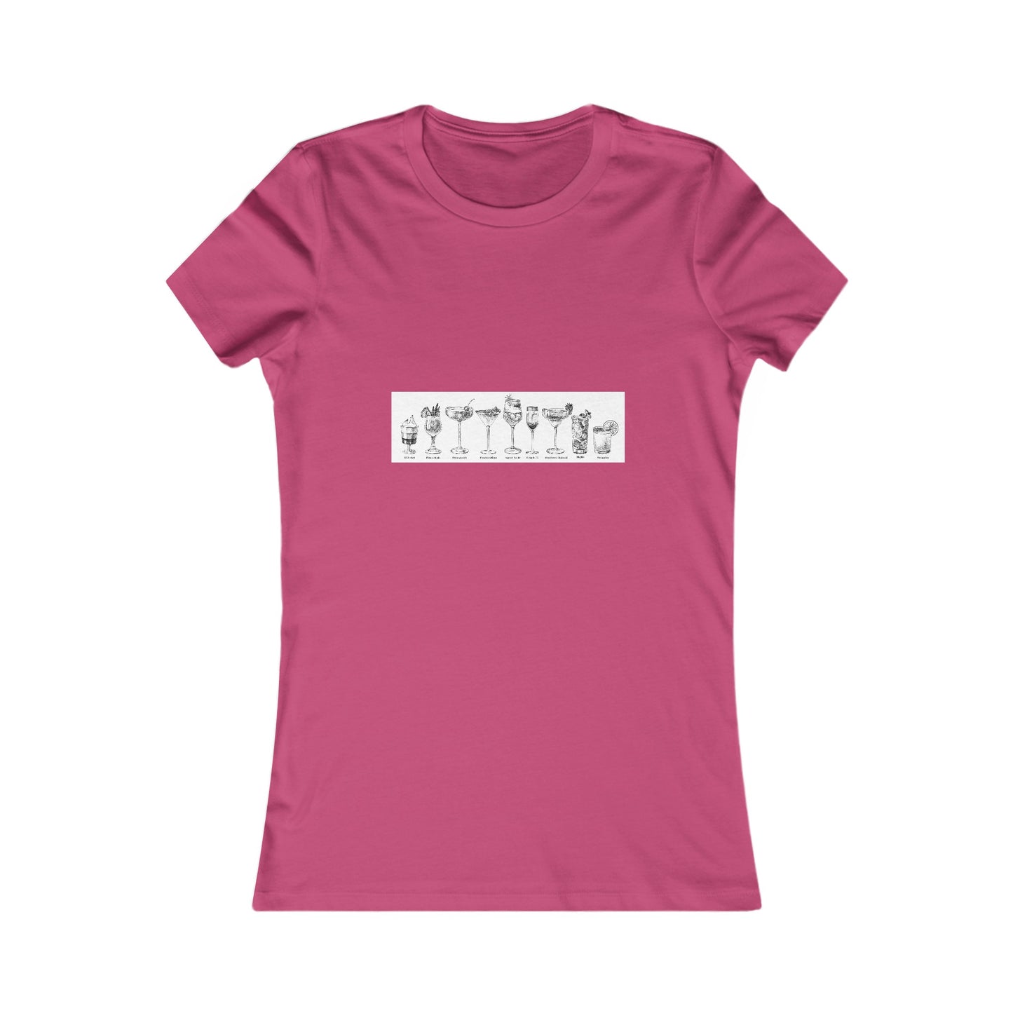 Women's Cocktail List T-shirt