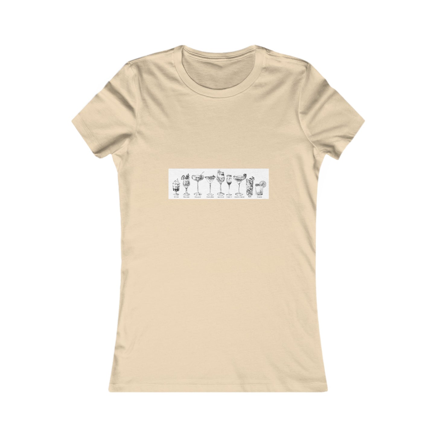 Women's Cocktail List T-shirt