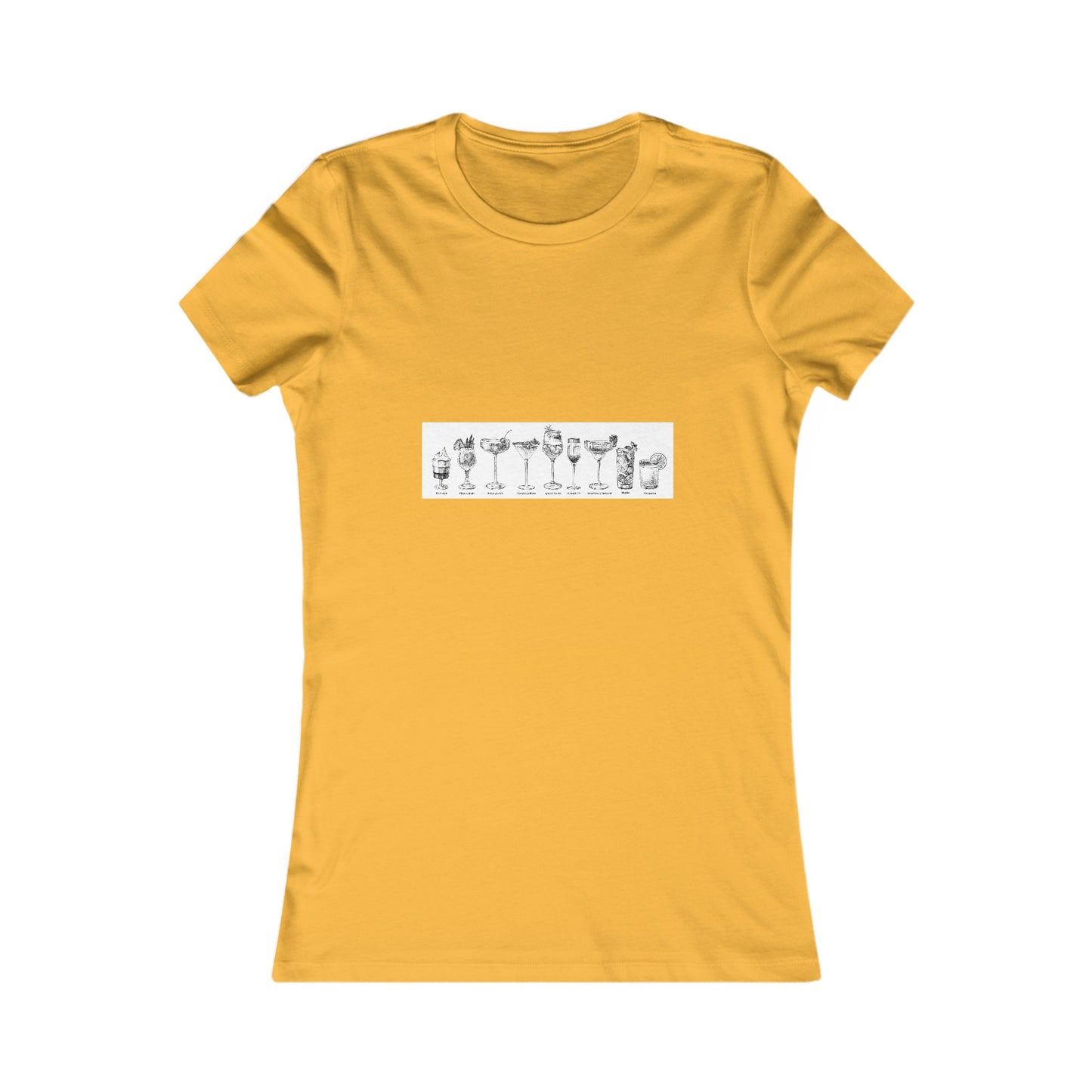 Women's Cocktail List T-shirt