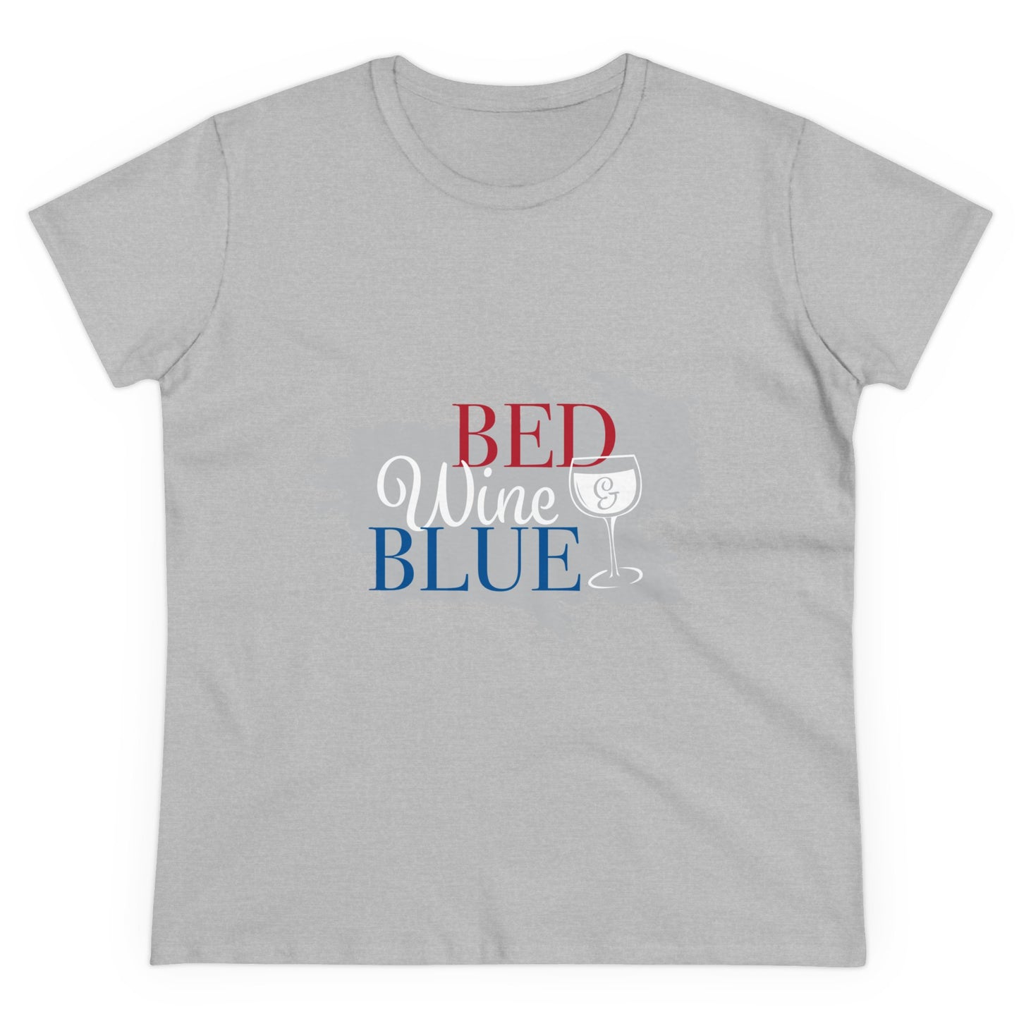 Women's Wine Cotton Tee