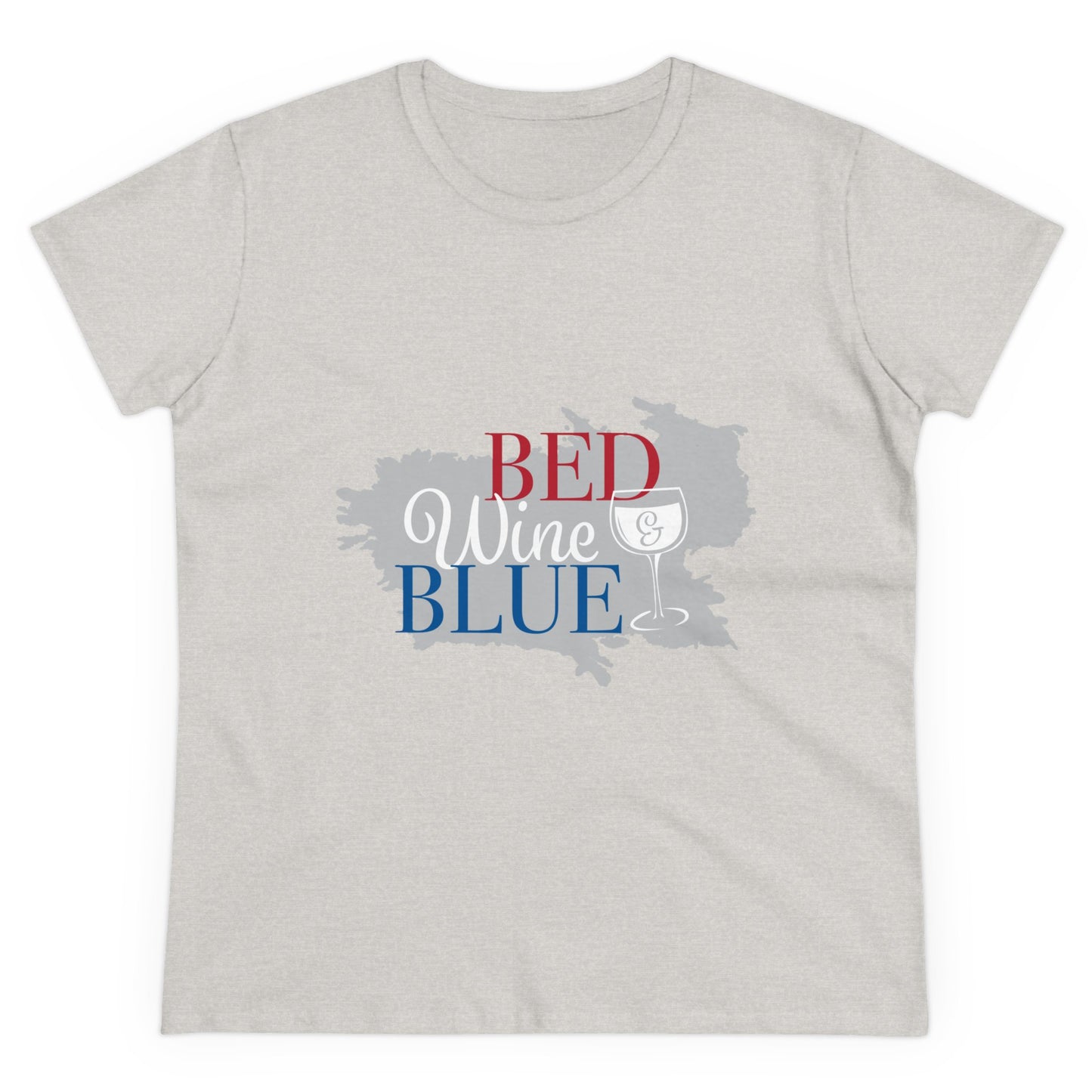 Women's Wine Cotton Tee