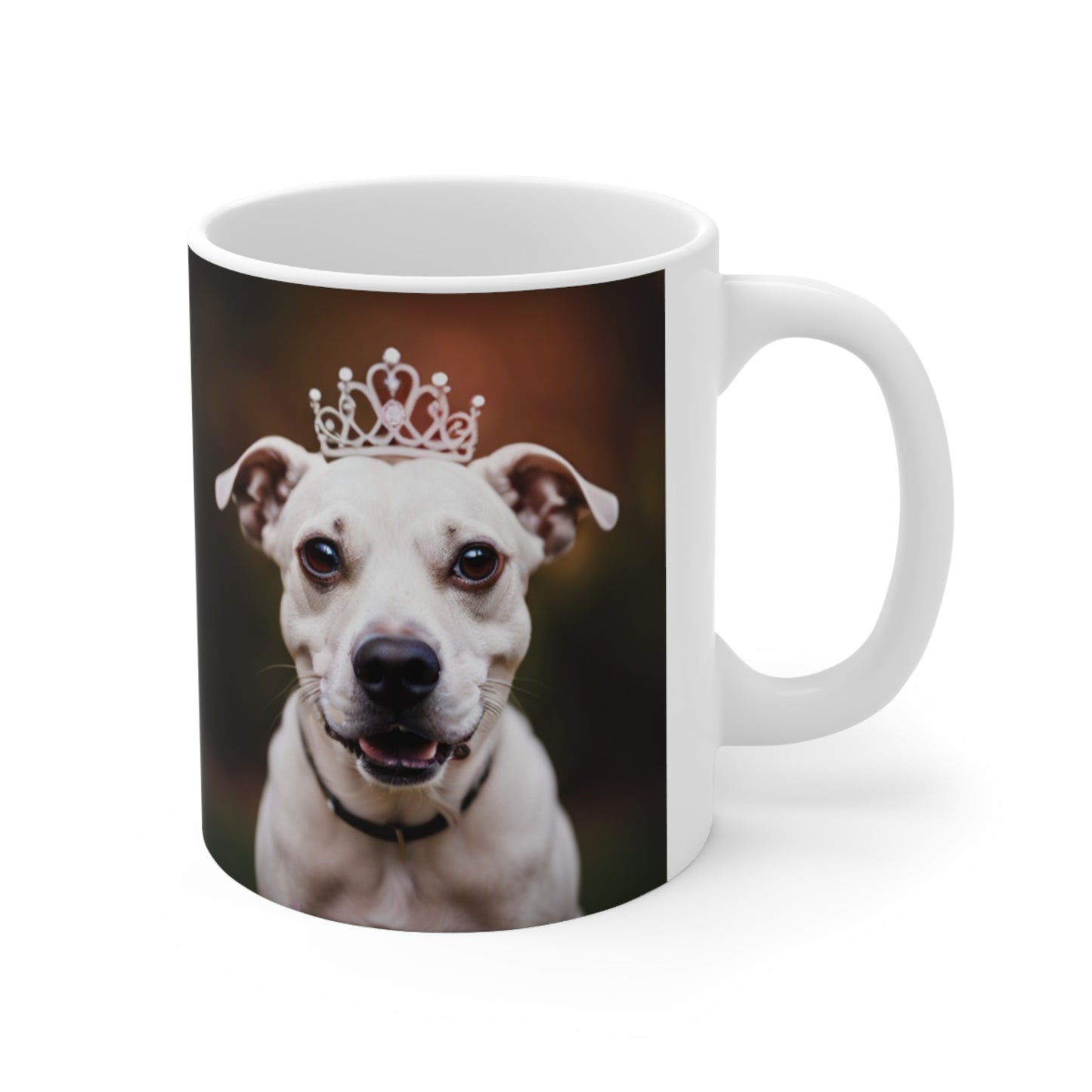 Ceramic Dog Crown Mug 11oz