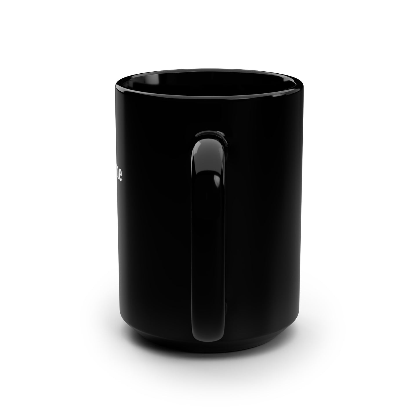 work from home Black Mug, 15oz