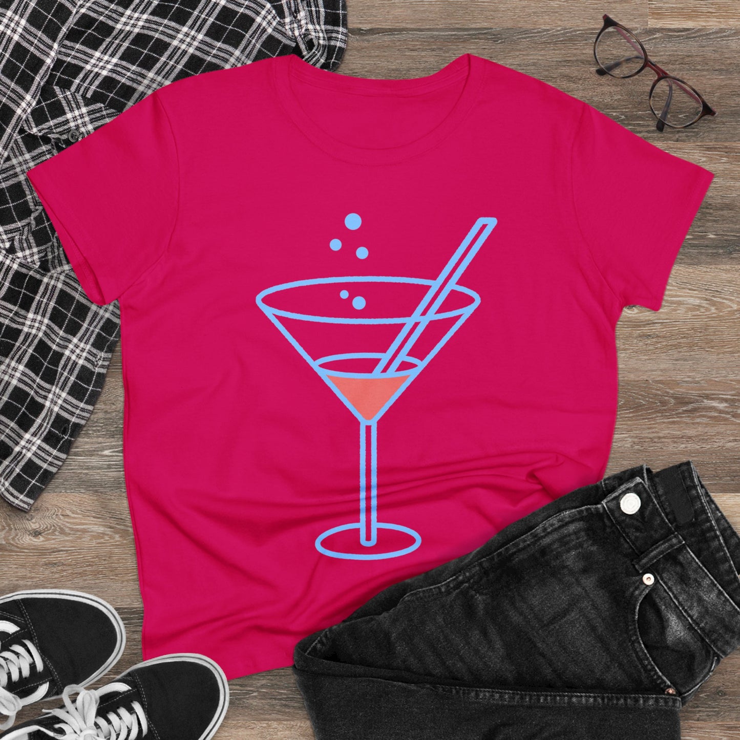 Women's cocktail time Cotton Tee