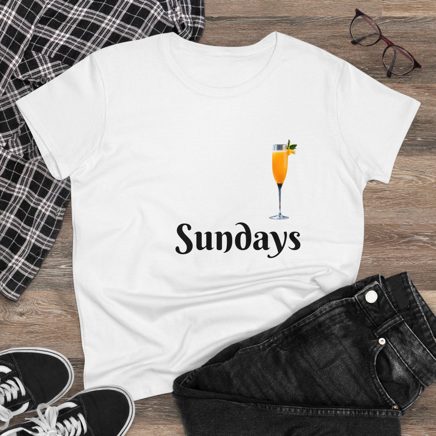 Women's Sunday Mimosa Cotton Tee