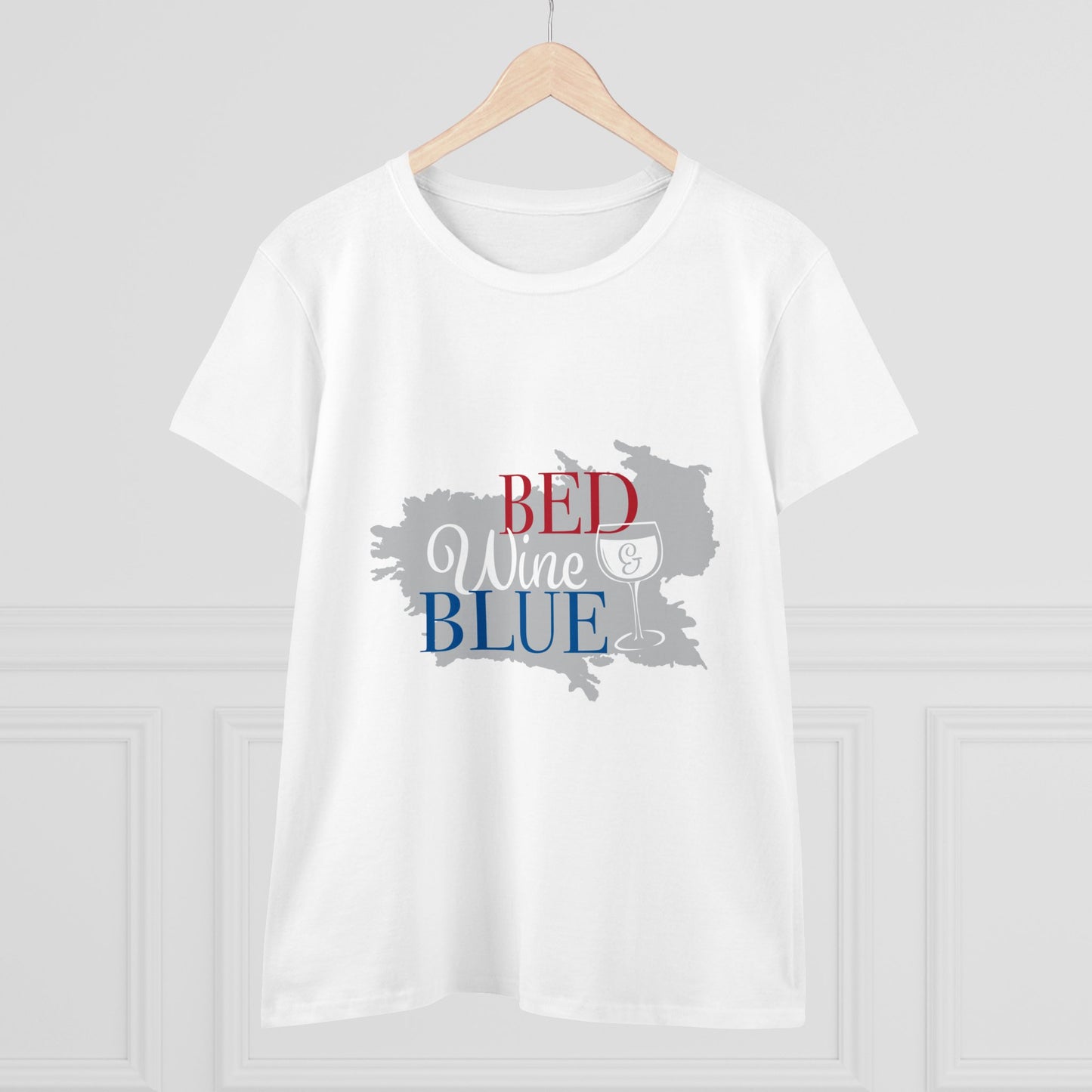 Women's Wine Cotton Tee